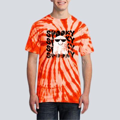 Adult Tie-Dye T-Shirt - Fall - Cool Ghost Thumbnail