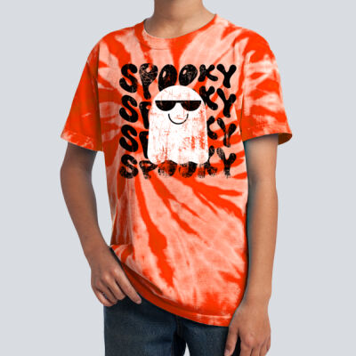 Youth Tie-Dye T-Shirt - Fall - Cool Ghost Thumbnail