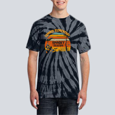 Adult Tie-Dye T-Shirt - Fall - Haunted House  Thumbnail