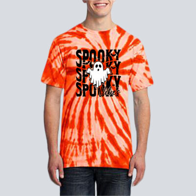 Adult Tie-Dye T-Shirt - Fall - Spooky Vibes  Thumbnail