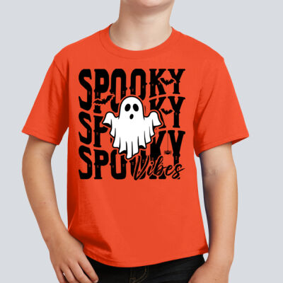 Youth T-Shirt - Fall - Spooky Vibes  Thumbnail