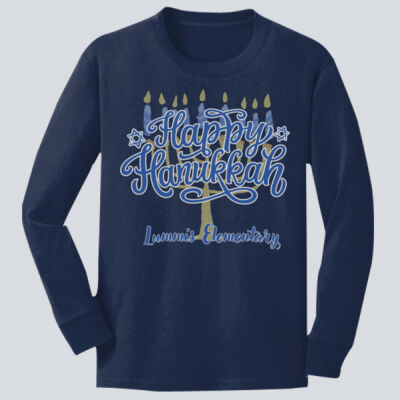 Youth Long Sleeve Shirt - Winter - Hanukkah  Thumbnail