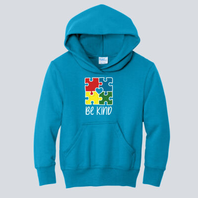 Youth Hoodie - Autism Awareness - Be Kind Puzzle Thumbnail