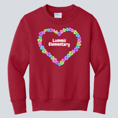 Youth Crewneck - Spring - Candy Hearts Thumbnail